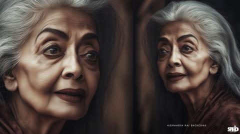 Aishwarya Rai AI Generated Old Age Look