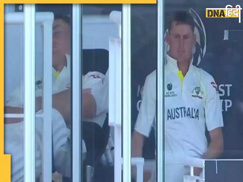 Marnus Labuschagne Caught Sleeping