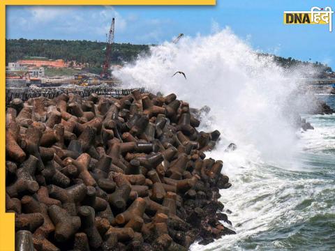 biparjoy cyclone live high tidal waves hitting mumbai imd predicts heavy rainfall