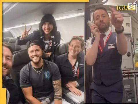 flight viral video single passenger enjoyed in plane like private party 18hours delayed flight