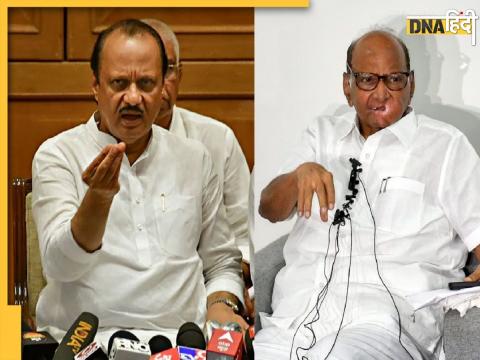 Ajit Pawar and Sharad Pawar