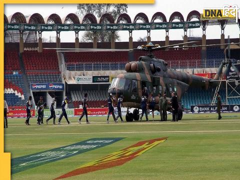 srilanka team airlifted by pakistani airforce helicopter