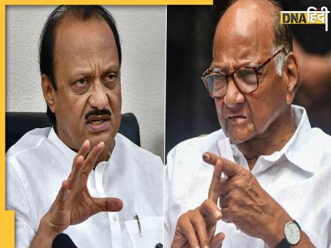 Ajit Pawar and Sharad Pawar