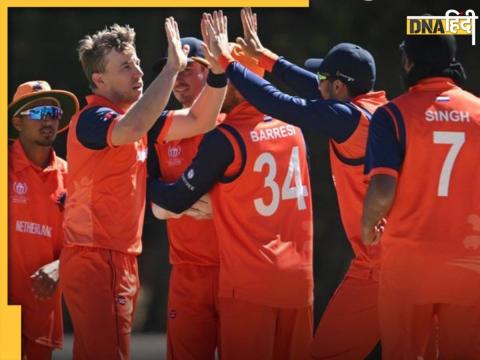 world cup qualifiers final sl vs ned netherlands oustanding bowling against sri lanka van beek vikramjit singh