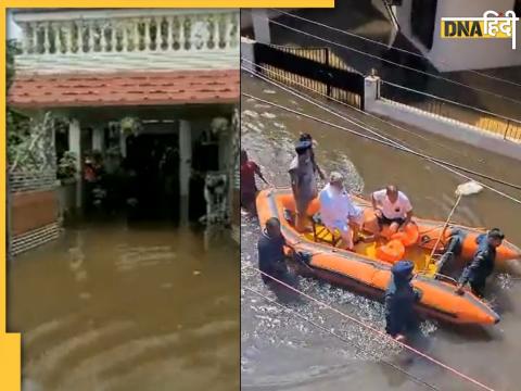 Ambala Flood के कारण हरियाणा के गृह मंत्री अनिल विज को नाव में बैठकर घर जाना पड़ा है.