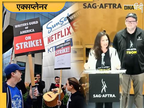 hollywood actors strike against AI industry challenges also role of Sag Aftra and AMPTP in this matter