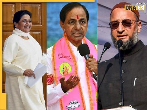 Mayawati, Owaisi and KCR