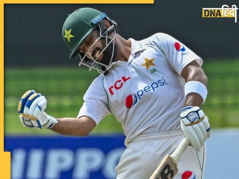 sl vs pak 2nd test abdullah shafique become second pakistani batsman to score double in srilanka babar azam sa