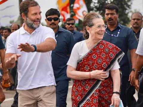 Rahul Gandhi and Sonia Gandhi