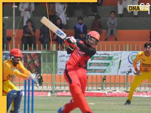 kabul premier league sediqullah atal scored 48 runs one over hits 7 sixes shaheen hunters vs abasin defenders