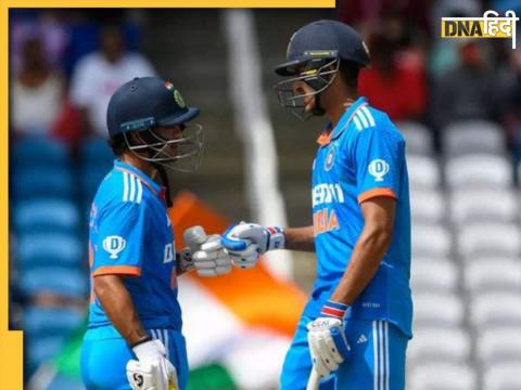 wi vs ind 3rd odi ishan kishan scored third successive ODI fifty against west indies shubman gill