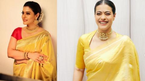 Kajol Beautiful Saree Look