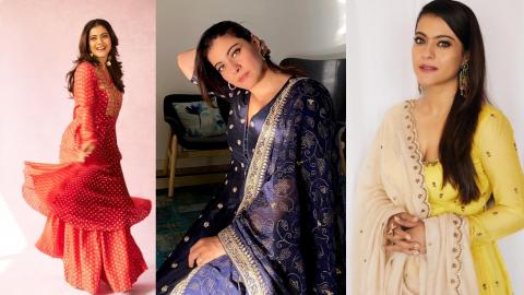 Kajol In Suit Salwar Look