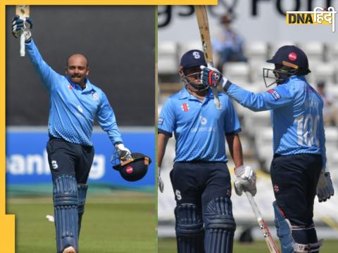 prithvi shaw 200 in county cricket one day cup 2023 prithvi shaw double hundred northamptonshire vs somerset