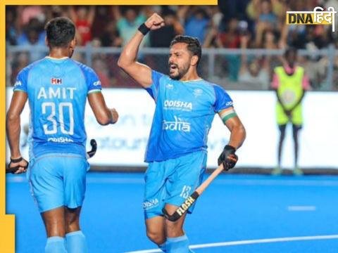 Asian Champions Trophy 2023 ind vs pak Hockey Live and Highlights harmanpreet singh score twice vs pakistan