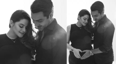 Pakistani Actress Minal Ahsan Pregnancy Photo Shoot