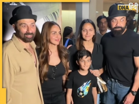 Sunny Deol Esha Ahana Bobby (pc: viral bhayani insta)