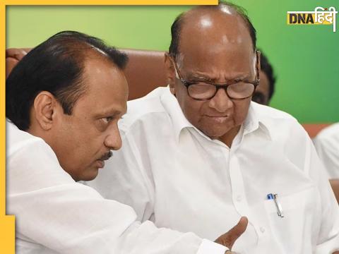 Ajit Pawar and Sharad Pawar (file photo)