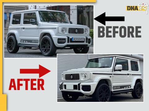 Maruti Suzuki Jimny 5-door SUV Modified to Mercedes-Benz G-Wagon