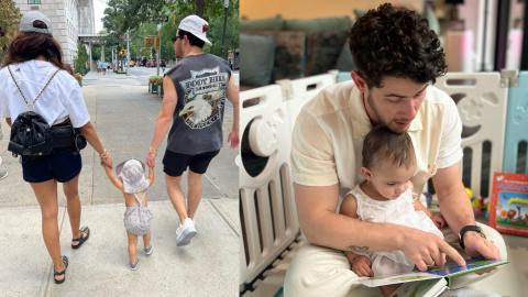 Priyanka chopra Husband Nick Jonas and Daughter Malti Marie