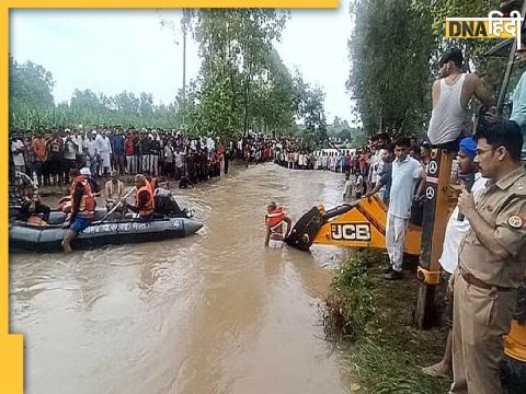 saharanpur tractor fell into river