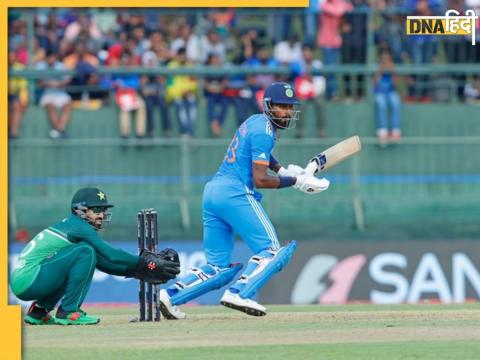  ind vs pak asia cup 2023 hardik pandya hits 3 fours against haris rauf india vs pakistan ishan kishan 