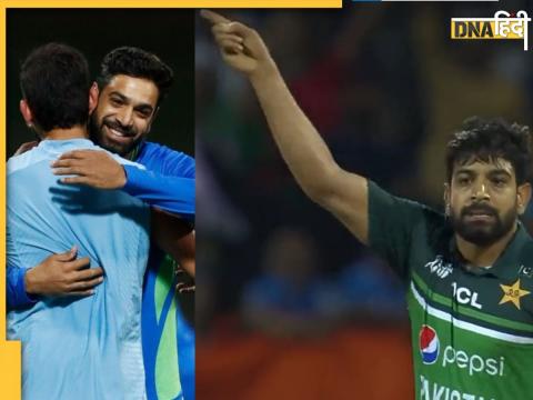 Ind Vs Pak: सुबह हैरिस रऊफ और विराट कोहली गले मिलते दिखाई दिए. मैच में रऊफ ने ईशान किशन को आउट कर ऐसे इशारा किया.