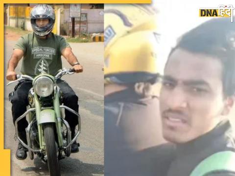 MS Dhoni Bike Riding Viral Video