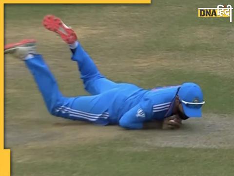 india vs sri lanka ravindera jadeja outstanding catch rohit virat shocked mohammed siraj got wicket 