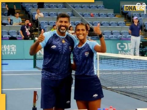 Rohan Bopanna and Rutuja Bhosale