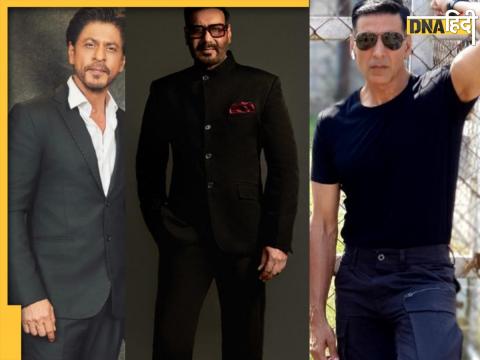 Akshay Kumar Ajay Devgan and Shahrukh Khan