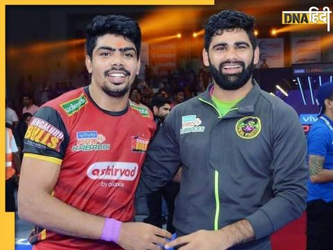 pkl 2023 auction know about kabaddi stars who have retained by their team pardeep narwal naveen kumar