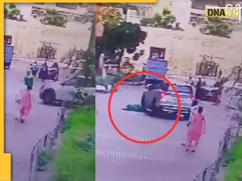 Noida की महागुन मॉडर्न सोसाइटी में SUV गाड़ी ने बुजुर्ग महिला को कुचल दिया, जिससे उनकी मौत हो गई है.