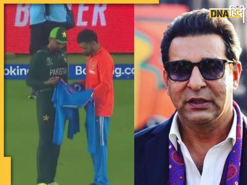 Virat Kohli Gift Jersy to Babar Azam Wasim Akram Blasts