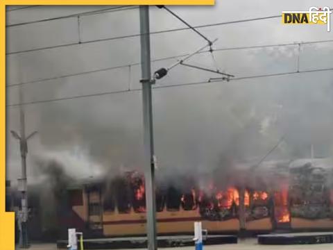 DEMU Train Fire in Maharashtra