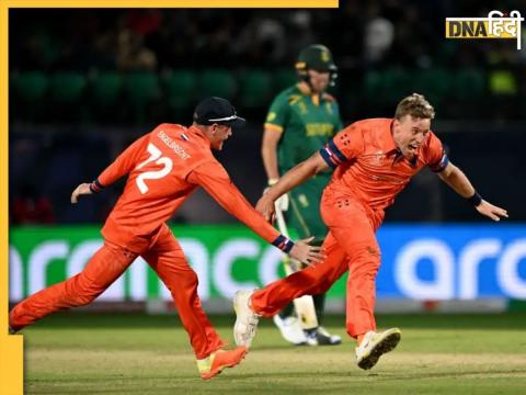 sa vs ned highlights world cup 2023 netherlands beat south africa to beat scott edwards logan van beek