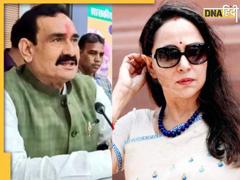 Narottam Mishra and Hema Malini