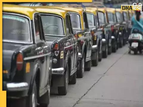 Premier Padmini taxis.