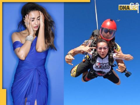 Malaika Arora Sky Diving On 48 Birthday