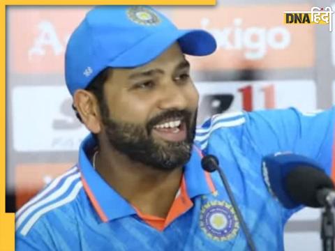 ind vs sl rohit sharma laughing in press conference before world cup match against sri lanka watch video