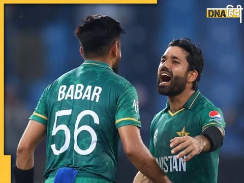 pak vs eng babar azam misbehave with mohammad rizwan during world cup 2023 match against england watch video