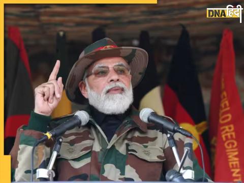 pm modi celebrates diwali army jawans