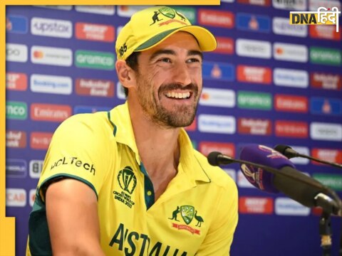 Mitchell Starc on World Cup Final Pitch