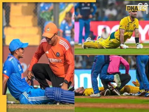 Cricketers Experiencing Cramps