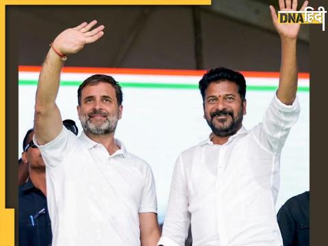 Rahul Gandhi and Revanth Reddy