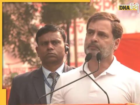 Rahul Gandhi ने जंतर-मंतर पर धरने के दौरान भाजपा पर तीखा हमला बोला है. (Photo- ANI)