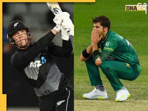 NZ vs PAK 1st T20I Finn Allen hits 24 runs to Pakistan Captain Shaheen Shah Afridi Records Most Expensive Over