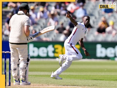 AUS vs WI Debutant Shamar Joseph Takes Steve Smith Wicket off his first test ball equals 85 years old record