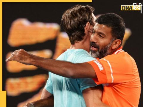 Rohan Bopanna ने ऑस्ट्रेलिया ओपन खिताब जीतने के बाद अपने जोड़ीदार को गले लगा लिया.