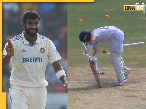 Jasprit Bumrah Clean Bowled Ollie Pope on Lethal Yorker IND vs ENG Watch Video India vs England 2nd Test Vizag